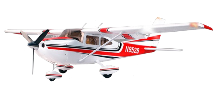Aero Cessna Escala - Maxximus Hobby - 1600Mm Com Led Lighting Pnf